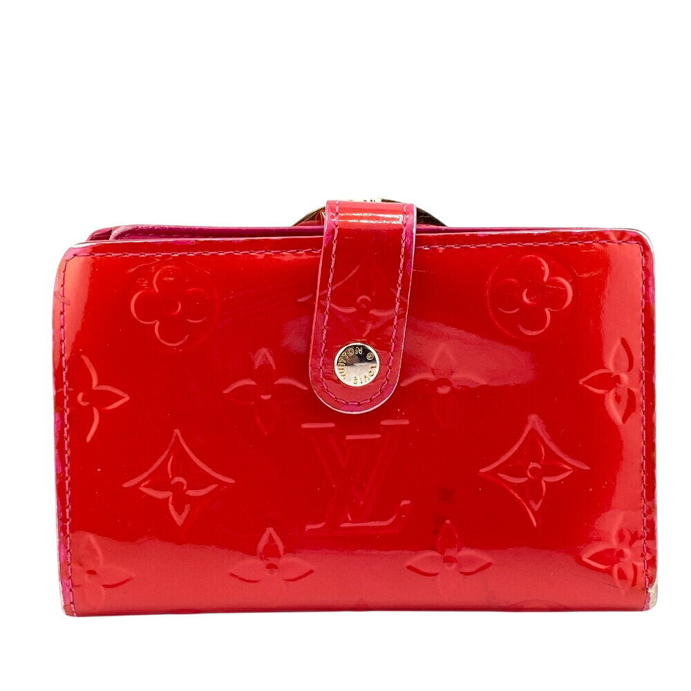 Louis Vuitton Wallet Viennois Portefeuille Monogram Bifold Red